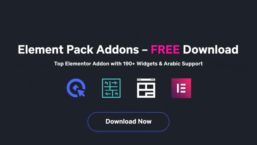 🔥 تحميل Element Pack – أقوى إضافات Elementor لتصميم مواقع ووردبريس احترافية 2 image 1